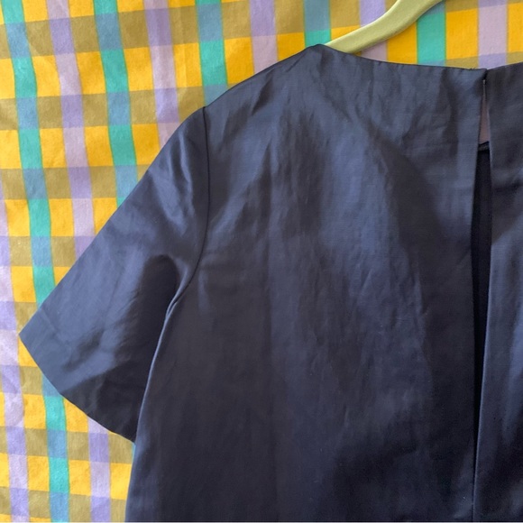 M. Martin Calvo Flare Black Shirt in navy size 4 - Picture 9 of 11